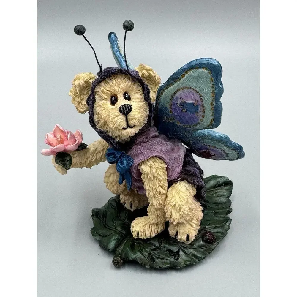 Boyds Bear Flutter B. Bye Flights of Fancy Butterfly Resin Figurine 227750